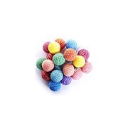 Светодиодная гирлянда с разноцветными шариками - 20 больших шариков