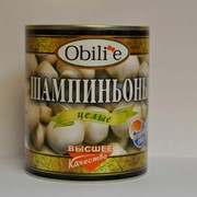 Шампиньоны консервированные , Целые 850 мл фото
