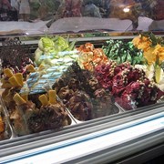 Итальянское мороженое ванильное фотография