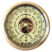 Барометр с термометром БТК-СН-17 (циферблат “шлифованное золото“) Утёс-КРЭТ фотография