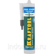 Клей монтажный KRAFTOOL KraftNails Premium KN-601T, суперсильный, прозрачный, 310мл фото