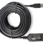USB кабель-удлинитель 10 метров (USB 2.0, male-female) фото