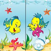 Салфетки цветные Дуэт “Рыбки“ фотография