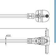 Распорки изолирующие глухие ГРИФ фото