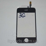 Тачскрин оригинальный / сенсор (сенсорное стекло) для Apple iPhone 3G (черный цвет) + СКОТЧ В ПОДАРОК 4418 фотография
