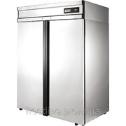 Холодильный шкаф из нержавеющей стали с металлическими дверьми polair grand CV110-G