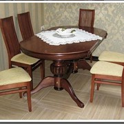 Стол обеденный для столовой (без декора) дуб фото