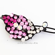 Заколка на челку в стразах сред., цв.в.асс. 213169(51) фото