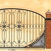 Ворота дизайнерские кованые