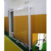 Ворота мини футбольные, гандбольные 3000х2000 (разборные), шарнирно-складывающиеся к стенке, на колесиках фотография