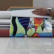 Нанесение защитной пленки с полноцветным изображением фото