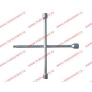 Ключ-крест баллонный, 17 х 19 х 21 мм, под квадрат 1/2", толщина 14 мм