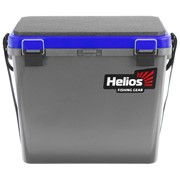 Ящик зимний Helios односекционный, цвет серый/синий фотография