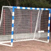 Сетка мини-футбольная, гандбольная простая игровая диаметр шнура 3.5мм с гасителями (пара) для ворот 2000х3000 фото