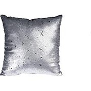 Подушка с пайетками серебристый/черный 45*45см (TT-00002596) фотография