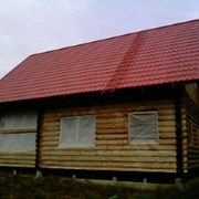 покраска деревянных домов,срубов. фото