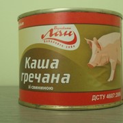 Каша гречневая консервированная