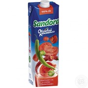 Sandora сік 0,95л овочевий коктейль томатний пікантний фото
