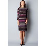 Серо-фиолетовое платье макси JET