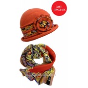Шляпка TONAK +шарф палантин фото