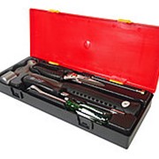 JTC-K8051 Набор инструментов 5 предметов слесарно-монтажный (молоток,ножницы,отвертка) в кейсе JTC фото