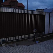 Ворота секционные фотография