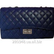 Модная женская сумочка-клатч Chanel цвет темно-синий