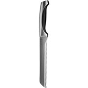 Нож Legioner Ferrata хлебный, рукоятка с металлическими вставками, лезвие из нержавеющей стали, 200мм Код:47943