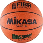 Мяч баскетбольный MIKASA 1150 р.7, резина, FIBA II категории, бутиловая камера , нейл.корд, оранж-чер