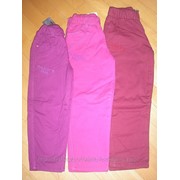 Утепленные котоновые брюки на девочку 98-128рр. фотография