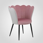 Интерьерное Кресло Розовый + Серый + “Делия“ фотография
