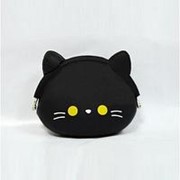 Кошелёк силиконовый “Черный кот“ фото