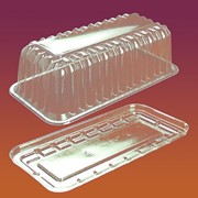 Упаковка для тортов и рулетов пластиковая прозразная Код 1166 фотография