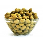 Оливки зеленые Халкидики с косточкой 101-110 (1 кг) фото