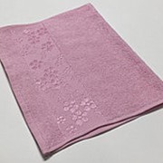 Розовый ELARA 70х130 хлопок махра полотенце (1шт) Фиеста фотография