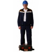 Костюм из смесовых тканей Легионер (куртка, брюки темно-синий с оранжевым и СОП)