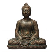 Скульптура Будды из глины фото