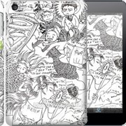 Чехол на iPad mini 2 Retina Crazy Doodles 1851c-28 фотография