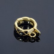 Держатель для кулона родированный 'Атмосфера' кольцо, цвет золото фото