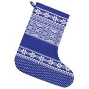 Носок для подарков «Скандик», синий (василек) фотография