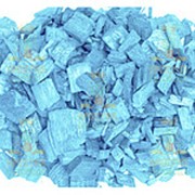 Щепа декоративная, голубая, 60л., мешок фото