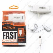 Сетевое Зарядное Устройство Moxom Fast Charger Micro USB White (Белый) фотография