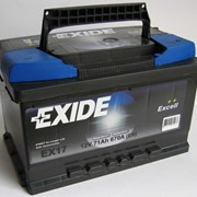 Аккумулятор 6СТ-71 (670 A EN) EXIDE EX17 фотография