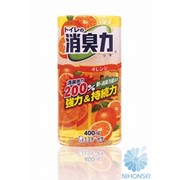Жидкий дезодорант – ароматизатор ST Shoushuuriki для туалета c ароматом апельсина 400 мл. 4901070115075 фото