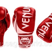 Перчатки боксерские кожаные на липучке VENUM BO-5245