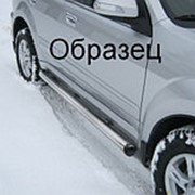 Пороги Mazda CX-9 2007-2012 (вариант 2 труба 76 мм) фото