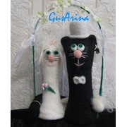 Интерьерная игрушка Свадебные коты