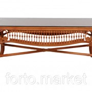 Стол из ротанга МиК Журнальный столик 6011 n002170, цвет Медовый дуб, длина 70 см., ширина 120 см., MK 3413