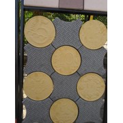 Эксклюзивная тротуарная плитка “Монетка“ фото