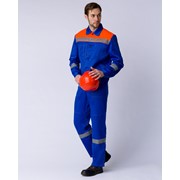 Костюм Легион-2 СОП (тк.Смесовая,210) п/к, васильковый/оранжевый (52-54; 170-176) фото